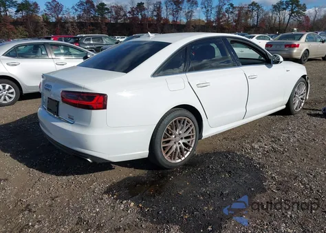 2016 Audi A6 3.0T Premium Plus from USA, damaged, VIN WAUFGAFC3GN005233